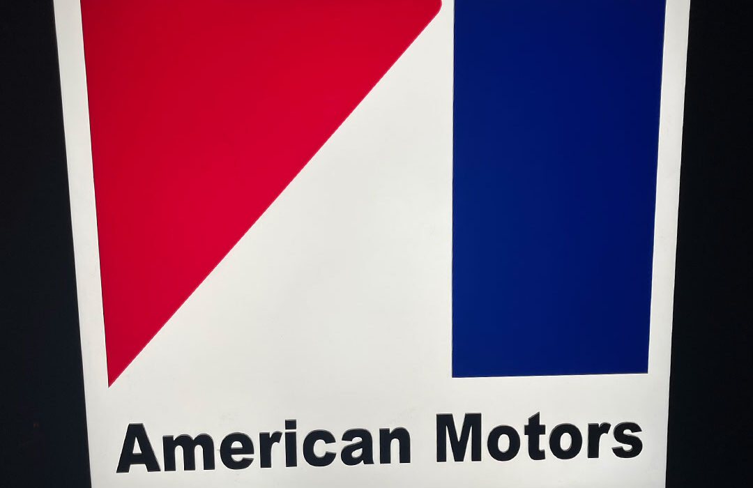 Neon road American Motors sign