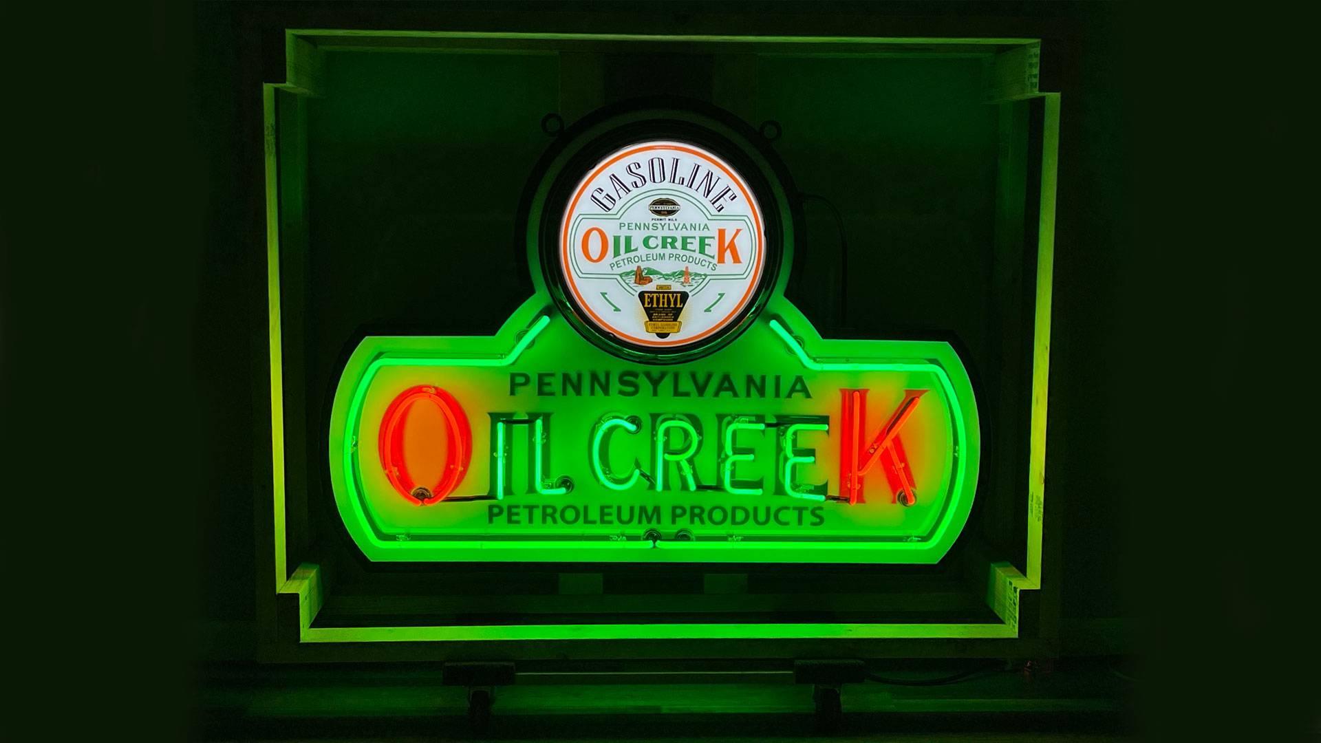 OIL Creek Canopy Sign