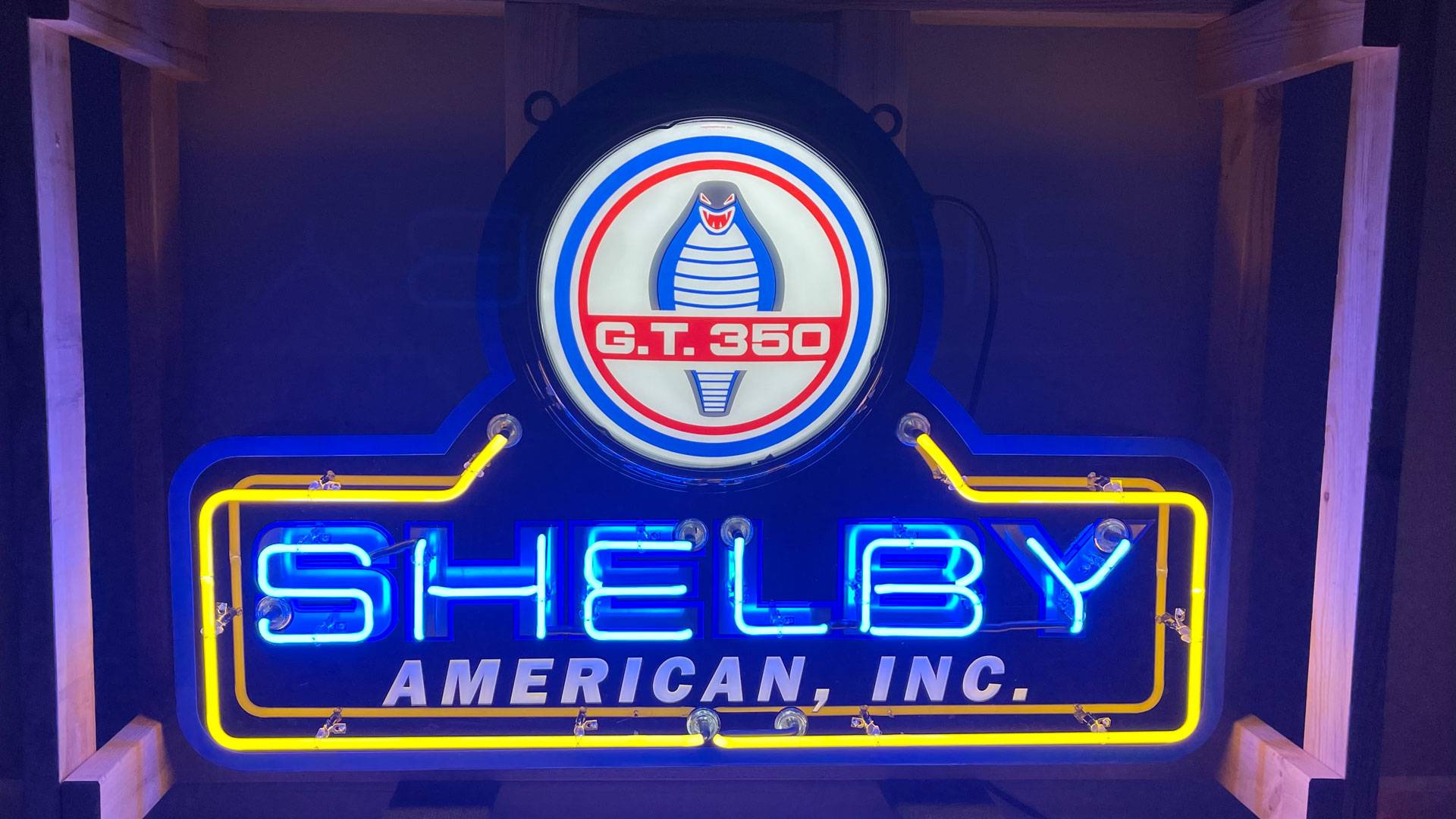 Shelby American Inc. Sign