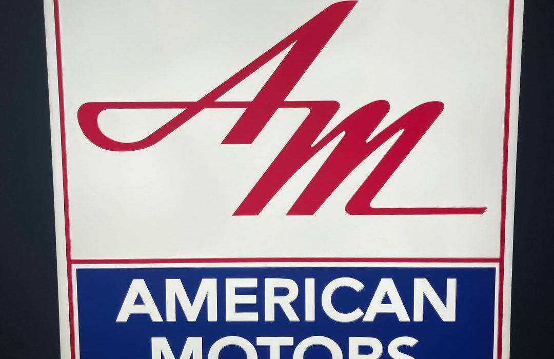 Neon road american motors sign