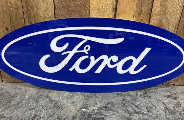 Neon road ford wall hanger sign