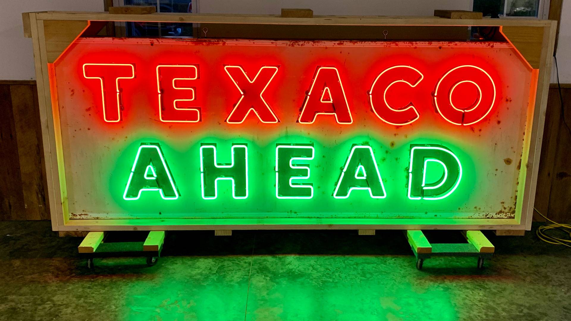 Texaco Ahead Neon