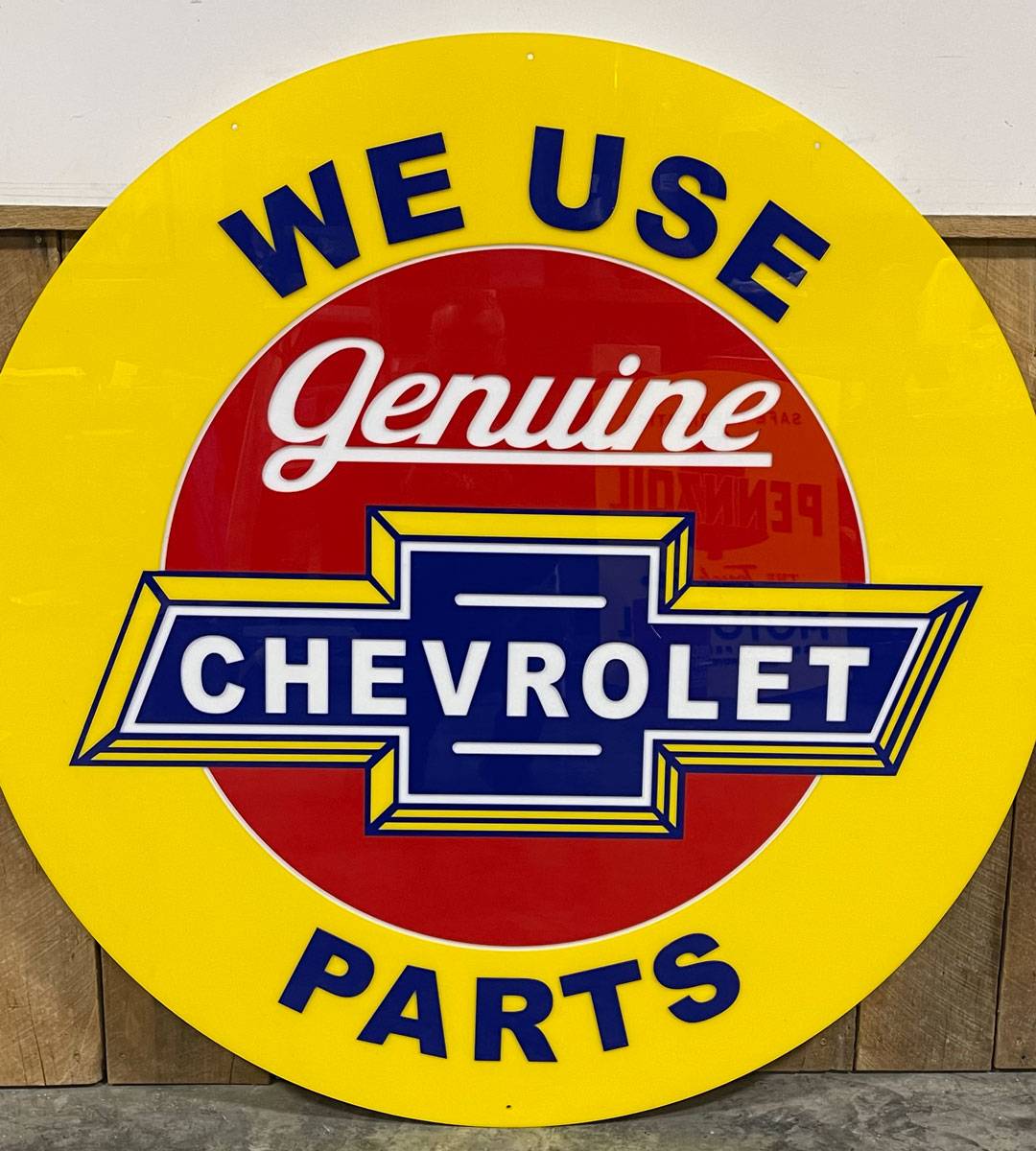 We Use Genuine Chevrolet Parts Wall Hanger
